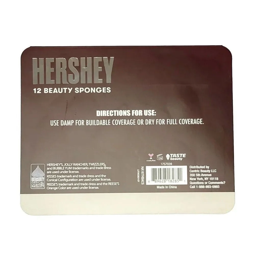 HERSHEY 12 pc Makeup Beauty Blender Sponges Easter, Twizzler Reese's Bubble Yum